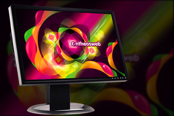 colorful wallpaper design in Coreldraw